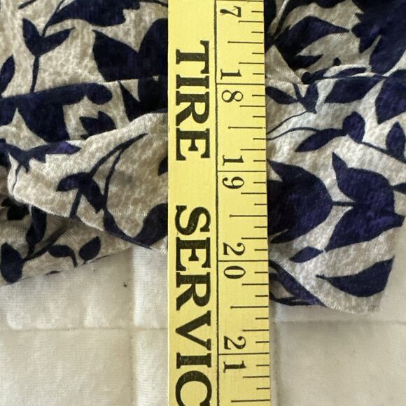 THE PODOLLS Womens Top XS Blue Floral Jersey Knit Casual Summer Relaxed Fit - Picture 10 of 10